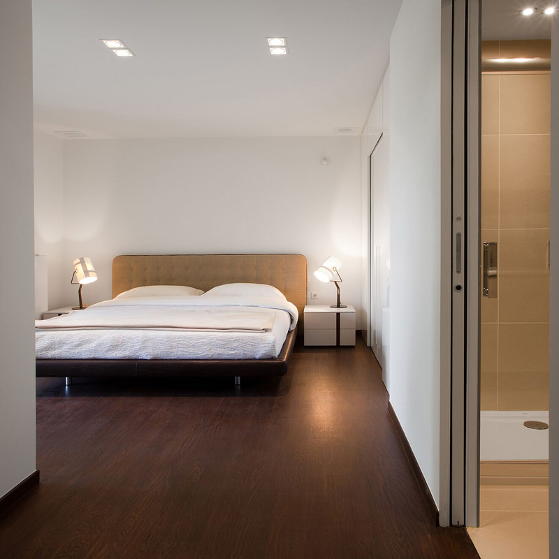 Bedroom design - The Bright Apartment