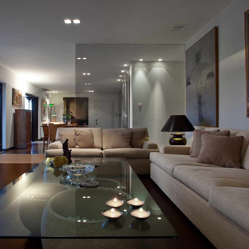 Living room design - The Bright Apartment