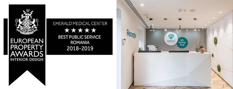Best public service Romania award for Emerald Medical Center